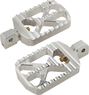 Joker Machine Bear Claw Footpegs - Silver - Indian 08-646-8 - Main Product View
