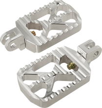 Load image into Gallery viewer, Joker Machine Bear Claw Footpegs - Silver - Indian 08-646-8 - Side View