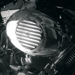 Load image into Gallery viewer, Joker Machine Billet Air Cleaner Insert - Finned - Chrome 02-21FN - Side View
