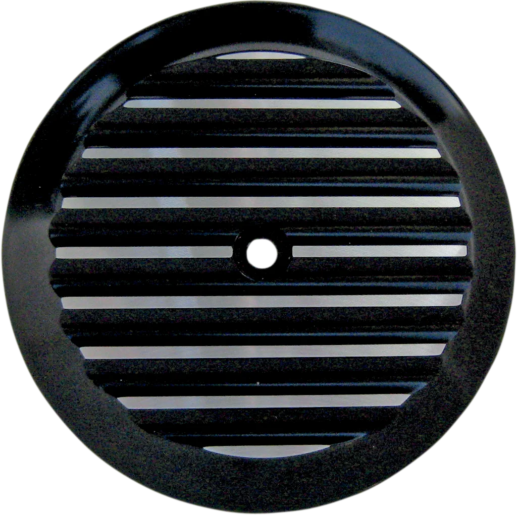 Joker Machine Billet Air Cleaner Insert - Finned - Chrome 02-21FN - Detail View