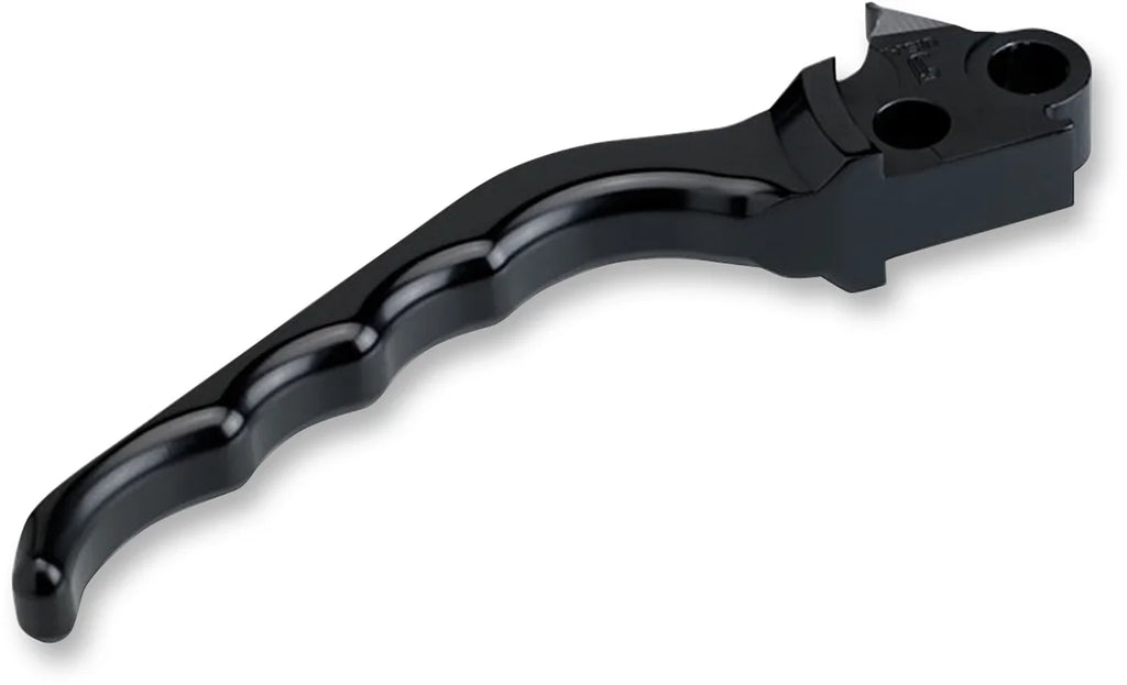 Joker Machine Brake Lever - Grooved - Black 03-29BLK - Side View