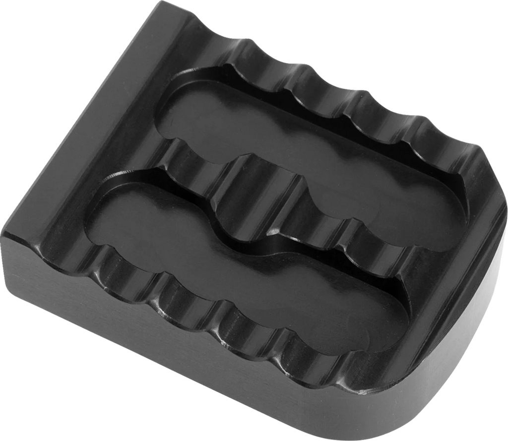 Joker Machine Brake Pedal Cover - Black - Serrated 08-650-1B - Main Product View