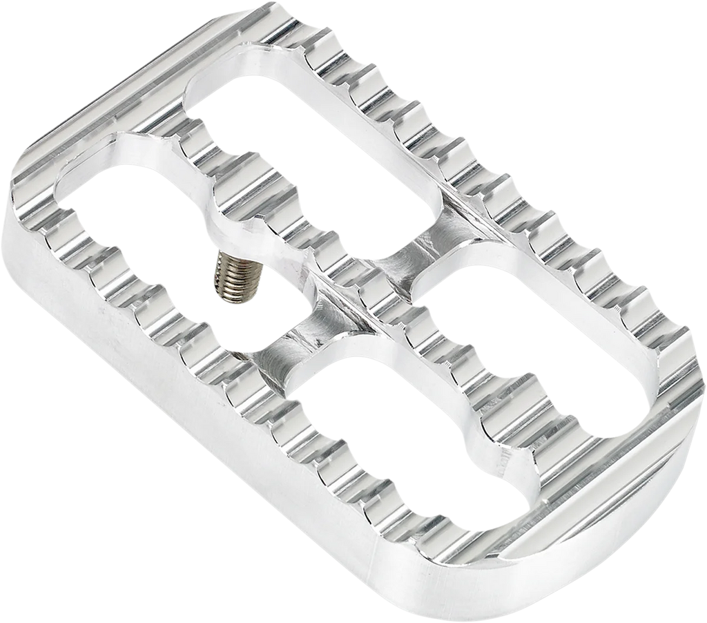Joker Machine Brake Pedal Cover - Silver - Serrated 08-641 - Main Product View