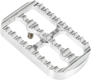 Joker Machine Brake Pedal Cover - Silver - Serrated 08-641 - Main Product View