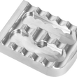 Load image into Gallery viewer, Joker Machine Brake Pedal Cover - Silver - Serrated 08-650-1 - Main Product View