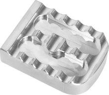 Load image into Gallery viewer, Joker Machine Brake Pedal Cover - Silver - Serrated 08-650-1 - Main Product View