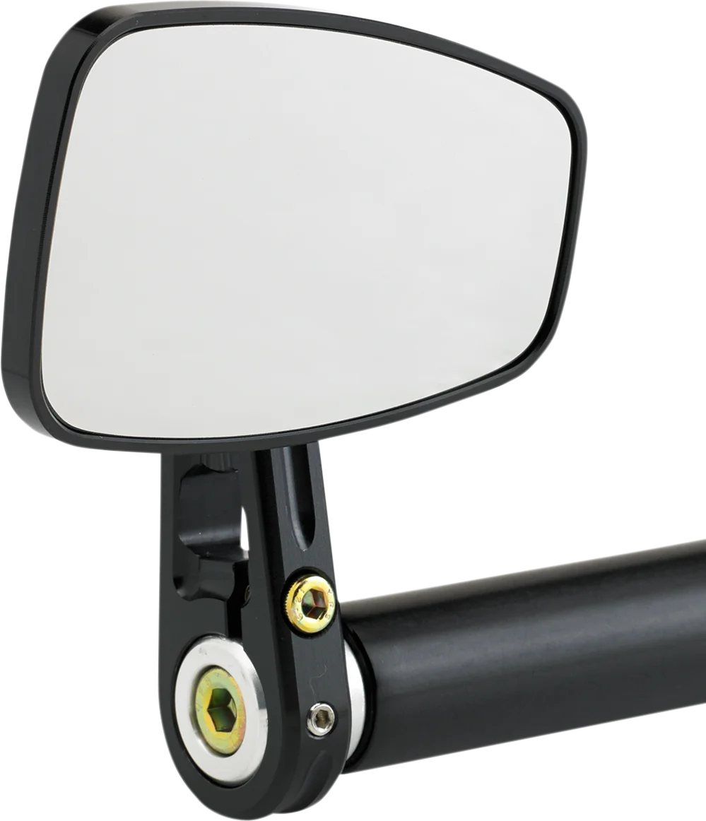 Joker Machine Cafe Style Bar End Mirror 09-314-CB - Detail View