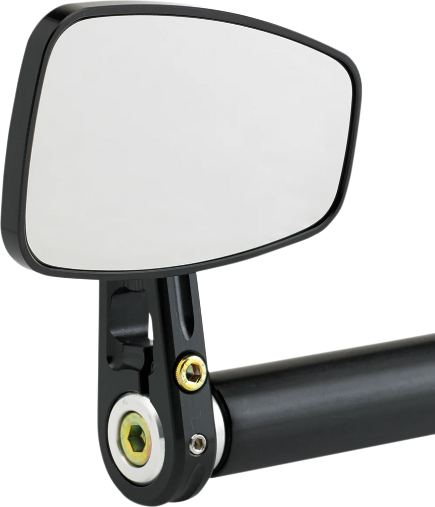 Joker Machine Cafe Style Bar End Mirror 09-314-CB - Detail View