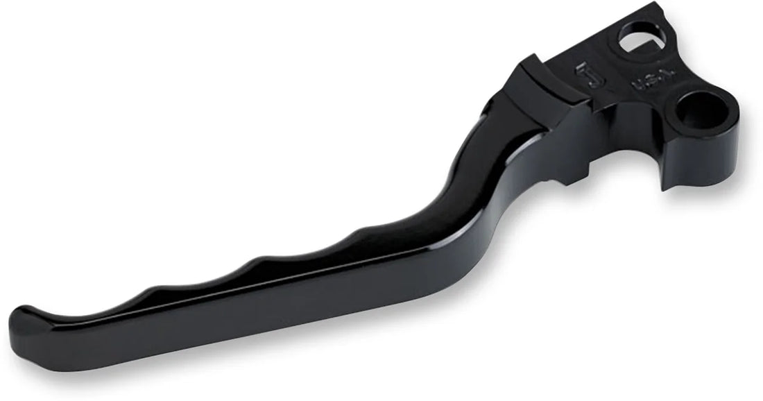 Joker Machine Clutch Lever - Grooved - Black 03-31BLK - Side View