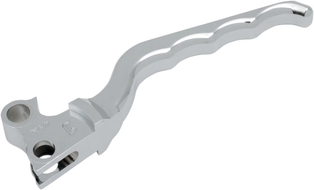 Joker Machine Clutch Lever - Grooved - Black 03-31BLK - Detail View