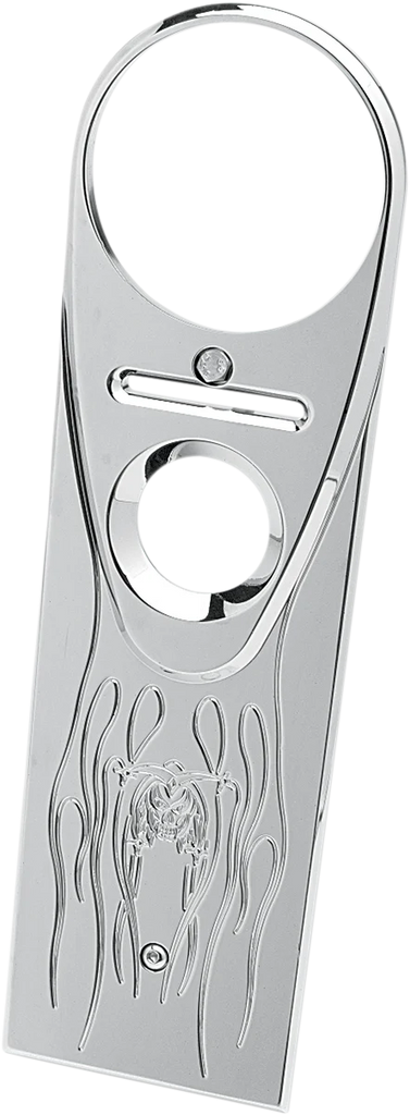 Joker Machine Dash Cover - Smooth - Chrome 04-20S - Side View