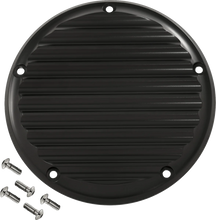 Load image into Gallery viewer, Joker Machine Derby Cover - 5 Hole - Finned - Black - M8 Softail 06-965-1