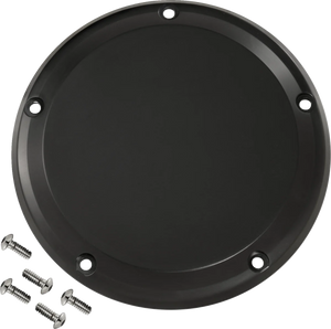 Joker Machine Derby Cover - 5 Hole - Smooth - Black - M8 Softail 06-966-1 - Main Product View