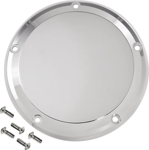Joker Machine Derby Cover - 5 Hole - Smooth - Chrome - M8 Softail 06-966-3