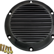 Load image into Gallery viewer, Joker Machine Derby Cover - Black - Finned - XL 10-690-1 - Side View