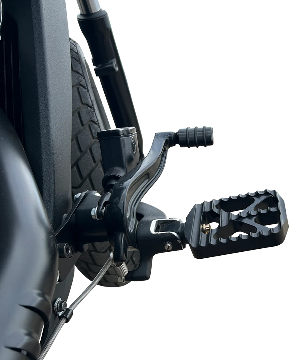 Joker Machine EZ Shift Peg/Brake Pedal - Black - HD 08-653-1 - Back View