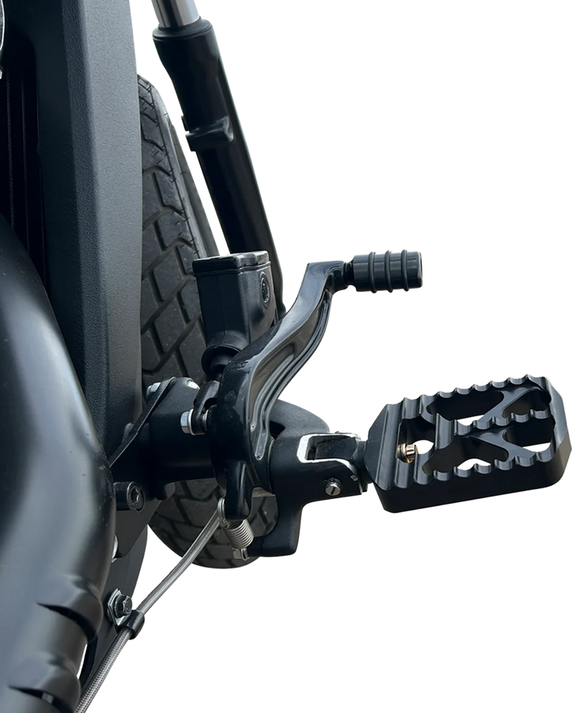 Joker Machine EZ Shift Peg/Brake Pedal - Black - HD 08-653-1 - Back View