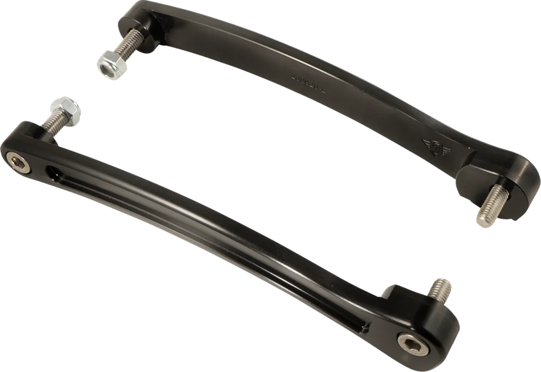 Joker Machine Fender Side Rails - Black - Indian Scout 30-700-1 - Installation View