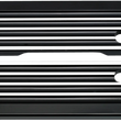 Load image into Gallery viewer, Joker Machine Finned Saddlebag Latch Covers - Black - FL '93-'13 04-50-1B - Main Product View