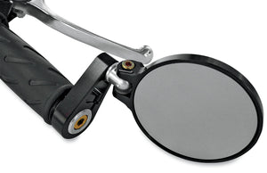 Joker Machine Folding Bar-End Mirror - 2-1/4" - Black 09-302B - Main Product View