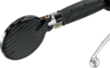Load image into Gallery viewer, Joker Machine Folding Bar-End Mirror - 2-1/4&quot; - Black 09-302B - Side View