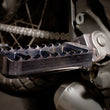 Load image into Gallery viewer, Joker Machine Footpeg - Serrated - Narrow - Black 08-61-4B - Back View