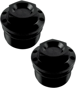 Joker Machine Fork Tube Caps - 39 mm - Black 10-310B - Main Product View