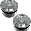 Load image into Gallery viewer, Joker Machine Fork Tube Caps - 39 mm - Black 10-310B - Detail View