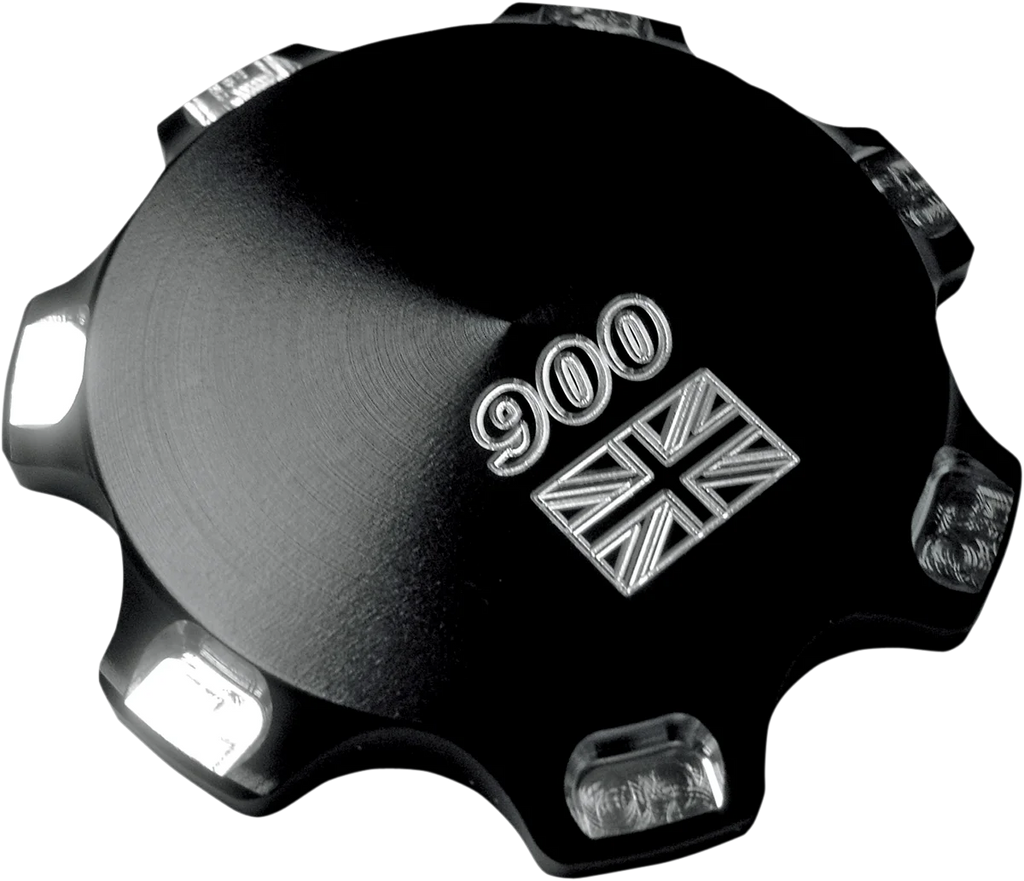 Joker Machine Gas Cap - Black - 900 Union Jack 09-040UB - Main Product View