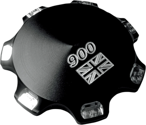 Joker Machine Gas Cap - Black - 900 Union Jack 09-040UB - Main Product View