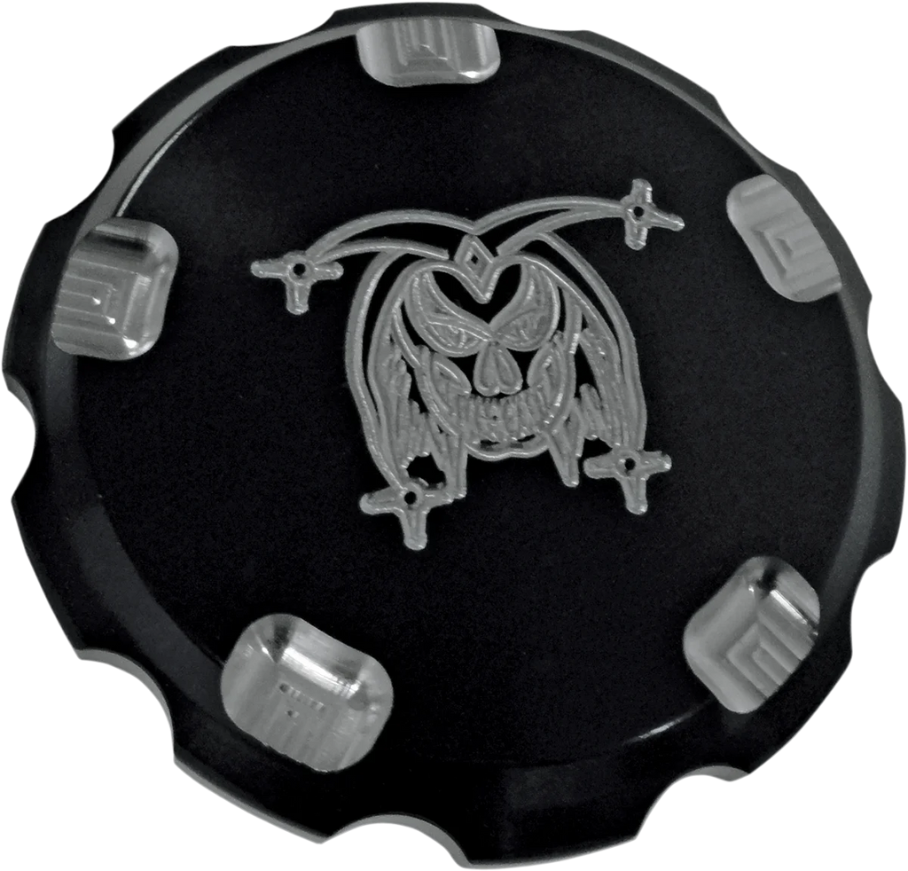 Joker Machine Gas Cap - Joker - Black - Harley-Davidson 10-441B - Main Product View
