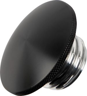 Joker Machine Gas Cap - Knurled - Black - Harley-Davidson 10-444B - Main Product View