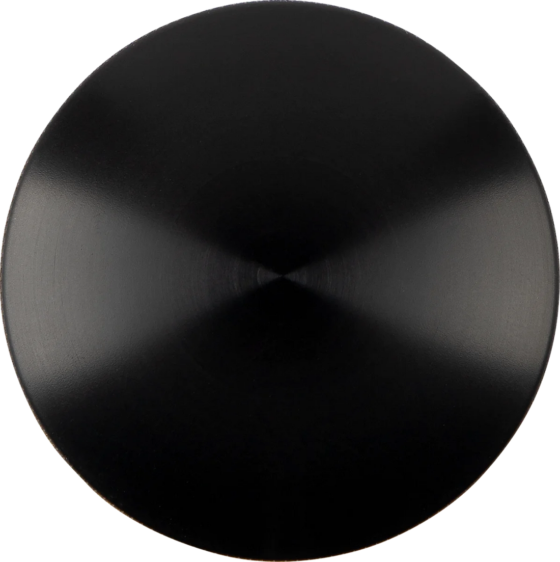 Joker Machine Gas Cap - Knurled - Black - Harley-Davidson 10-444B - Side View