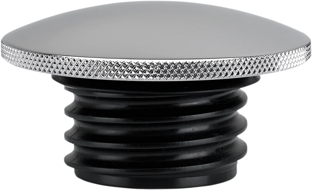 Joker Machine Gas Cap - Knurled - Black - Harley-Davidson 10-444B - Additional View 5