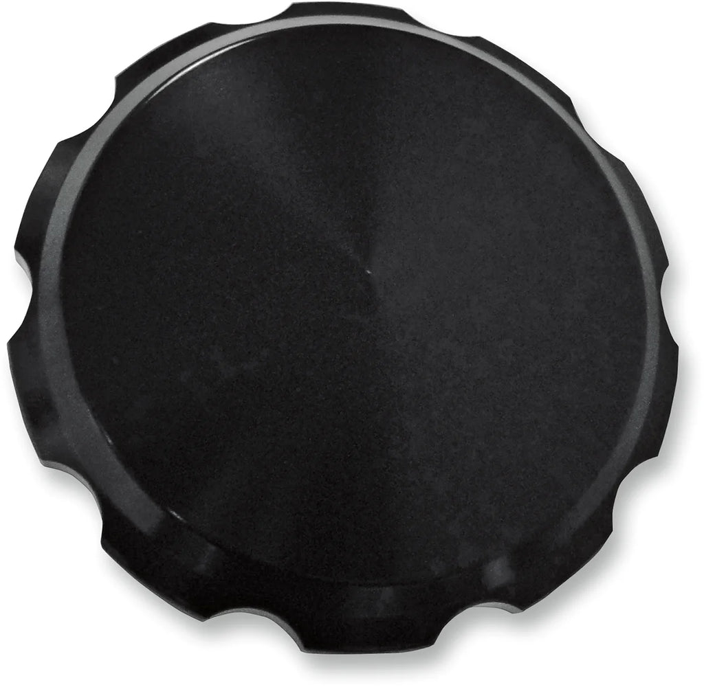 Joker Machine Gas Cap - Smooth - Black - Harley-Davidson 10-442B - Main Product View