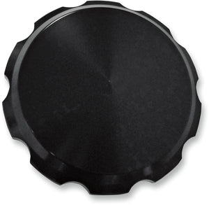 Joker Machine Gas Cap - Smooth - Black - Harley-Davidson 10-442B - Main Product View