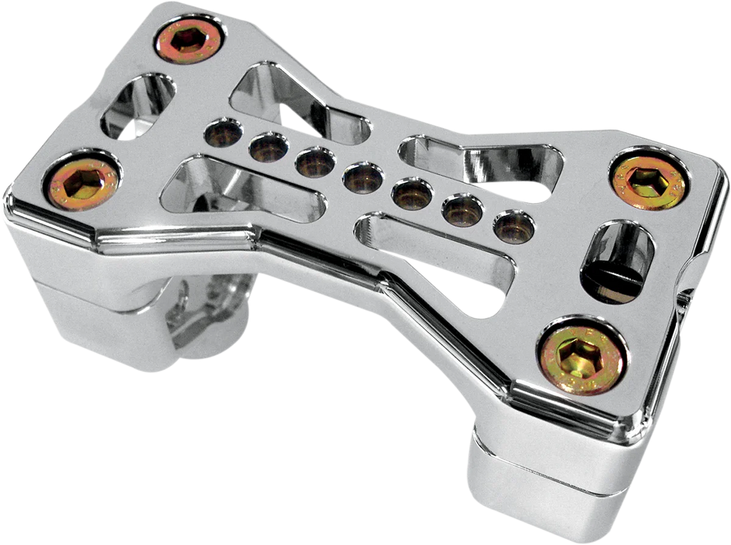 Joker Machine Handlebar Clamp - 900 - Harley Davidson - Chrome 03-861C - Main Product View