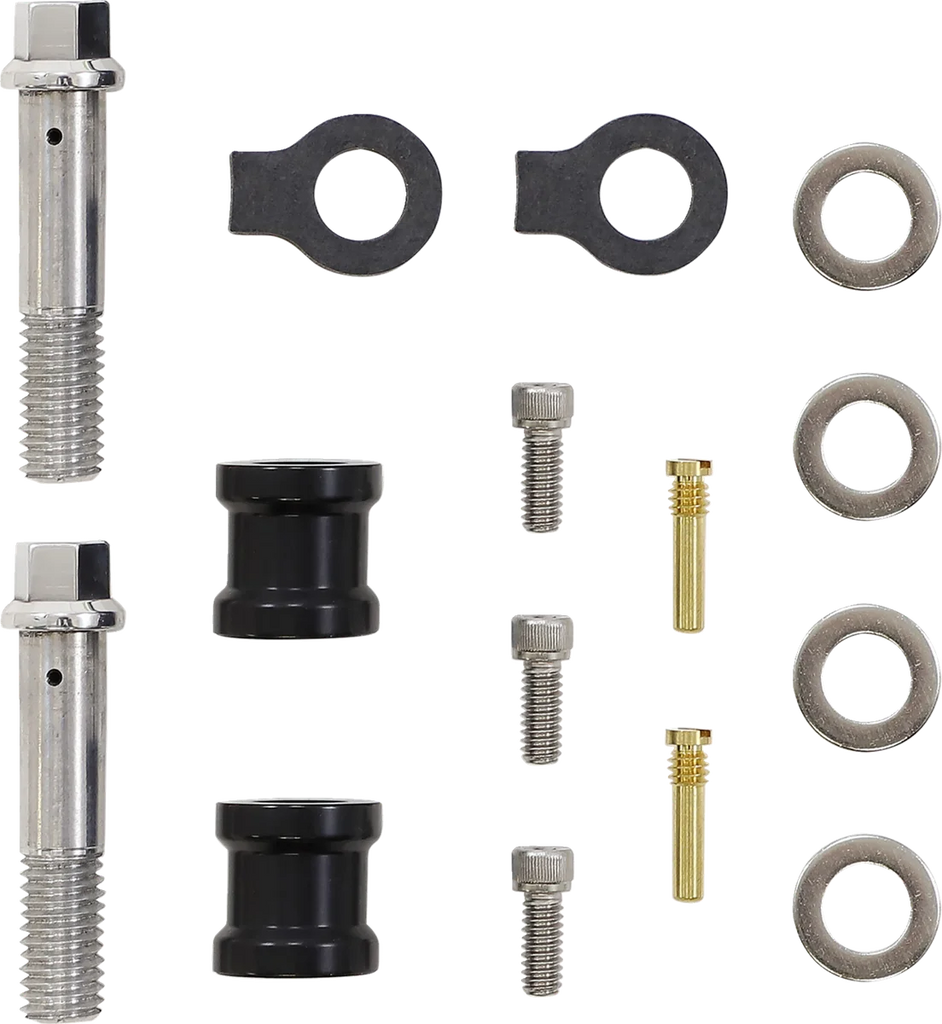 Joker Machine High-Performance Air Cleaner Assembly Kit - Finned Black 10-202B - Side View