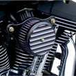 Load image into Gallery viewer, Joker Machine High-Performance Air Cleaner Assembly Kit - Finned Black 10-202B - Back View