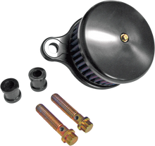 Load image into Gallery viewer, Joker Machine High-Performance Air Cleaner Assembly Kit - Smooth Black 10-201B - Side View