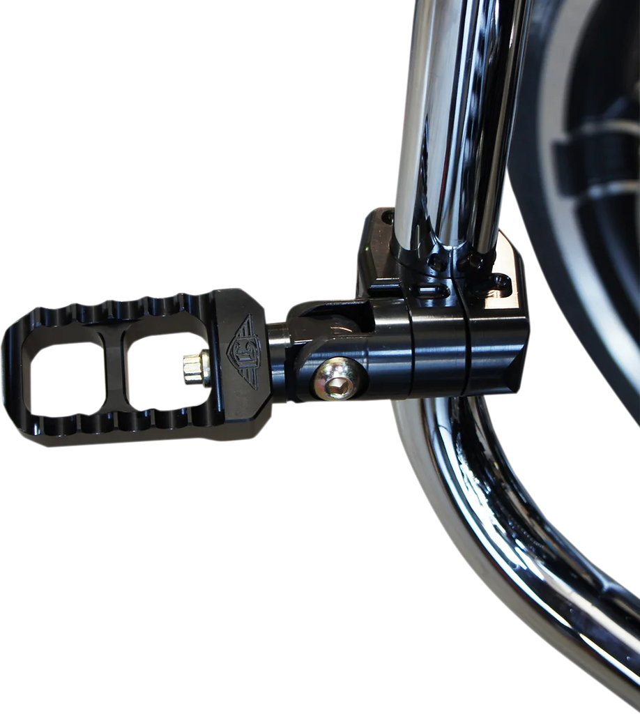 Joker Machine Highway Peg Mount - Black - 1.25" 08-643-1B - Side View
