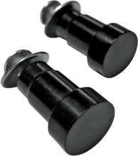 Load image into Gallery viewer, Joker Machine Hole Plugs - Mirror - Handlebar End - Flush-Mounted - Black - Pair - Triumph 09-031 - Main Product View