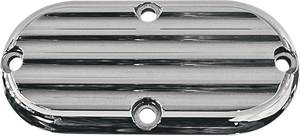 Joker Machine Inspection Cover - Chrome - Finned 06-95FN - Main Product View