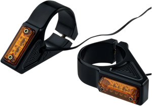 Joker Machine LED Turn Signals - 39 mm - Black 05-300-1 - Main Product View