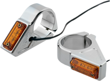 Load image into Gallery viewer, Joker Machine LED Turn Signals - 39 mm - Chrome 05-300-3 - Main Product View