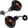 Load image into Gallery viewer, Joker Machine LED Turn Signals - Black with Amber LEDs 05-250-AB - Main Product View