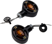 Load image into Gallery viewer, Joker Machine LED Turn Signals - Black with Amber LEDs 05-250-AB - Main Product View