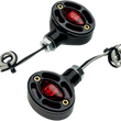 Load image into Gallery viewer, Joker Machine LED Turn Signals - Black with Red LEDs 05-250-RB - Main Product View