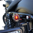 Load image into Gallery viewer, Joker Machine LED Turn Signals - Black with Red LEDs 05-250-RB - Side View