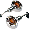 Load image into Gallery viewer, Joker Machine LED Turn Signals - Black with Red LEDs 05-250-RB - Additional View 5